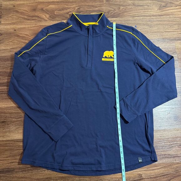 Under Armour Cali Golden Bears HeatGear Loose 1/4 Zip Mock Neck Pullover Size XL - Picture 5 of 9